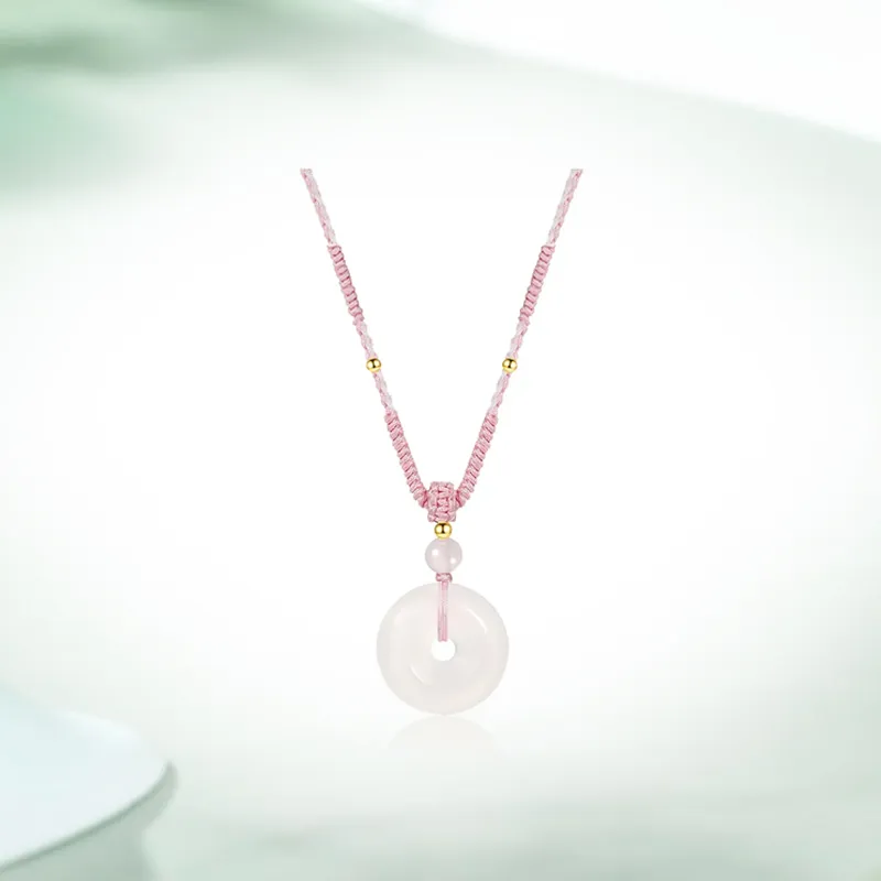 WINGSTOP Chalcedony Necklaces Unisex-1