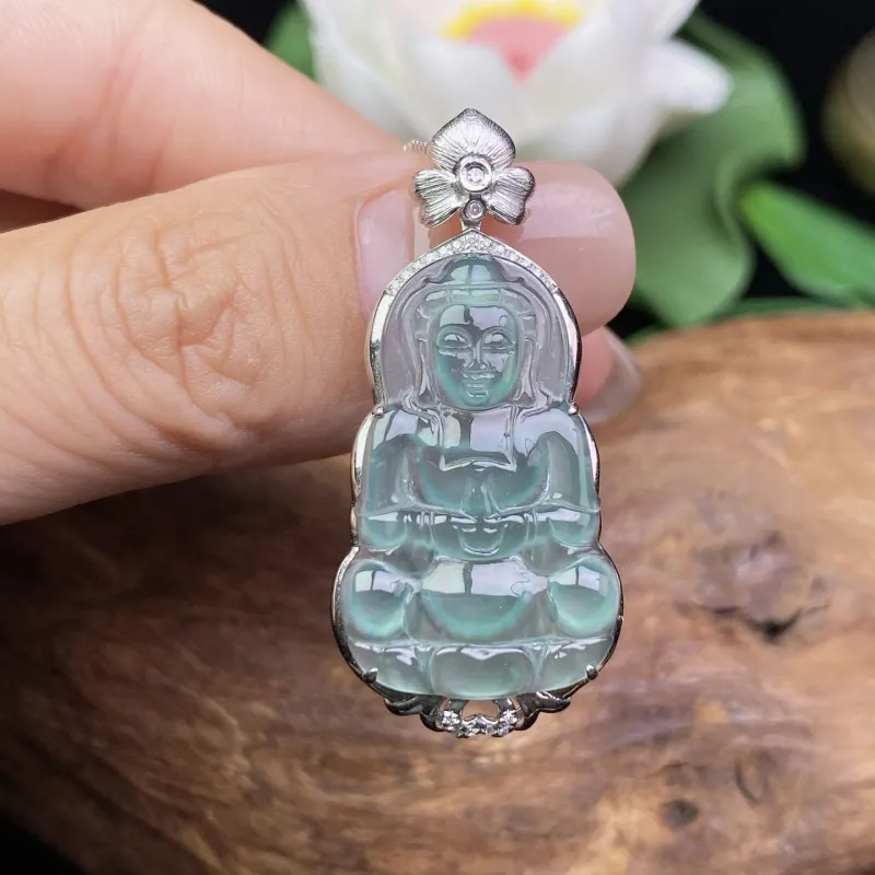 Qihua Jadeite Pendants Women's-2
