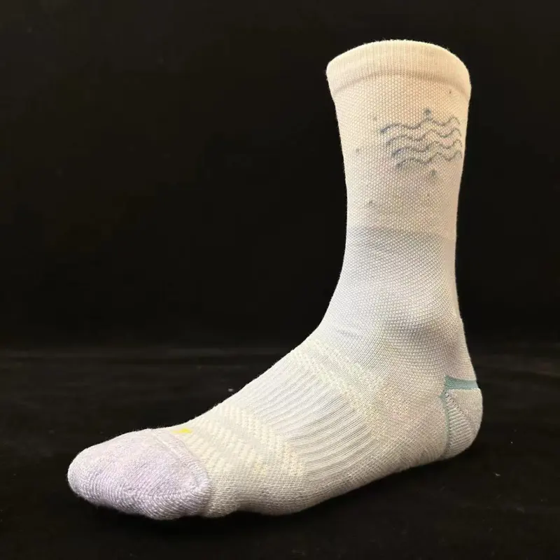 UZPO Basketball Socks Unisex 3 Pack White Blue-1