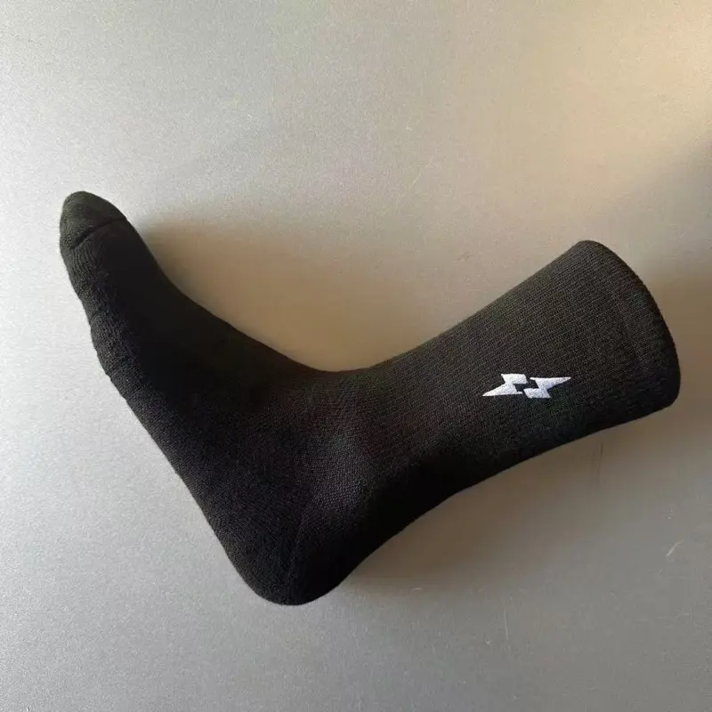 UZPO Basketball Socks Unisex 3 Pack Black-3