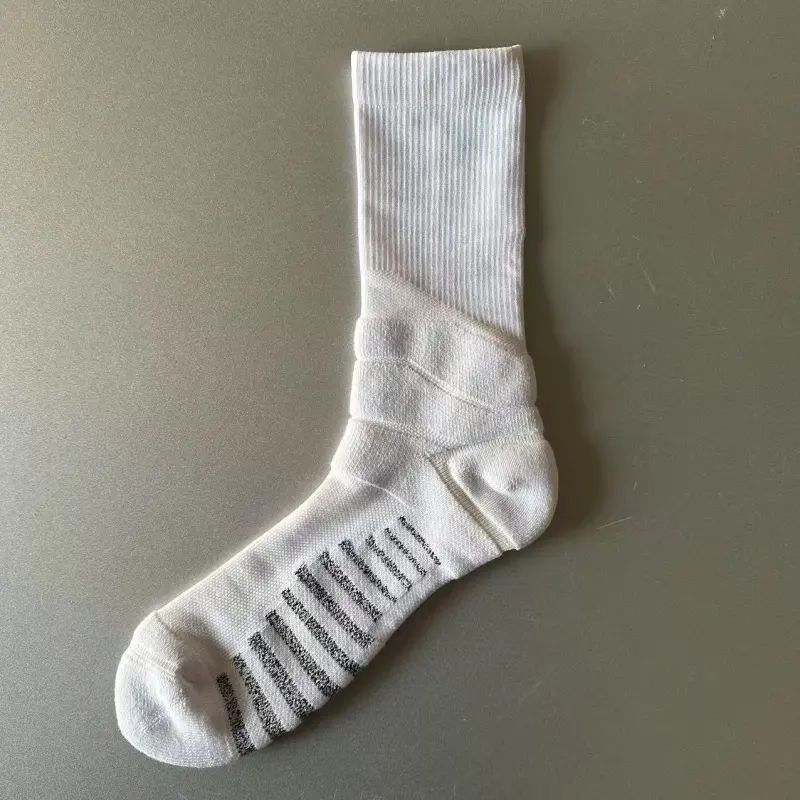 UZPO Basketball Socks Unisex 1 Pack White-2
