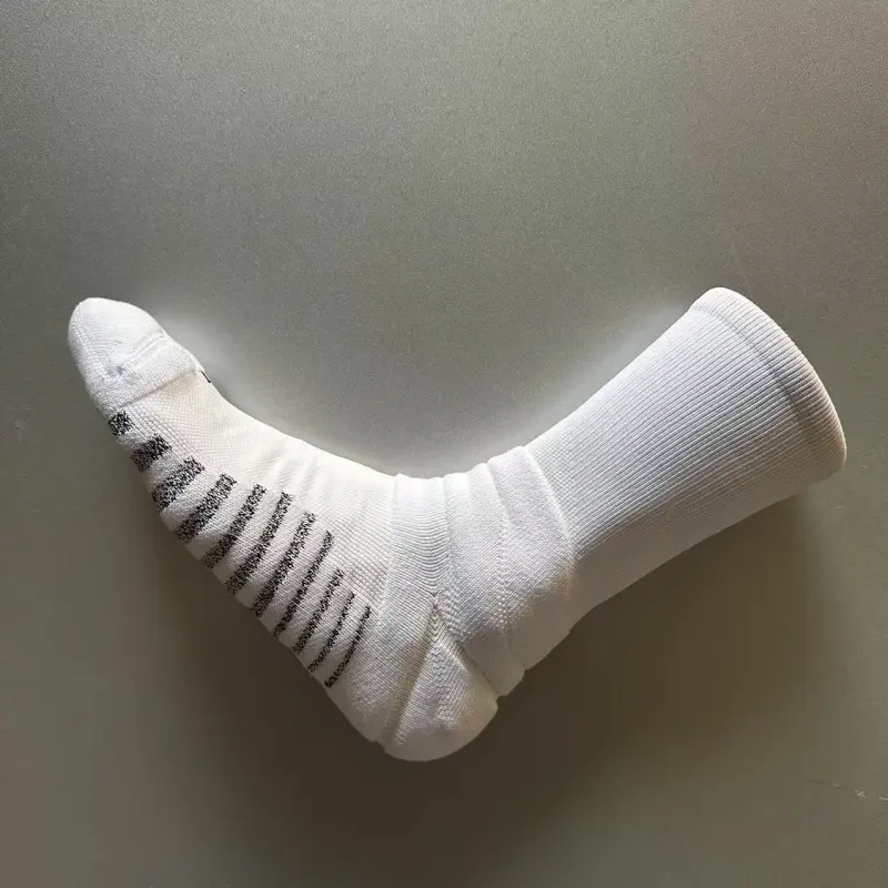 UZPO Basketball Socks Unisex 1 Pack White-3