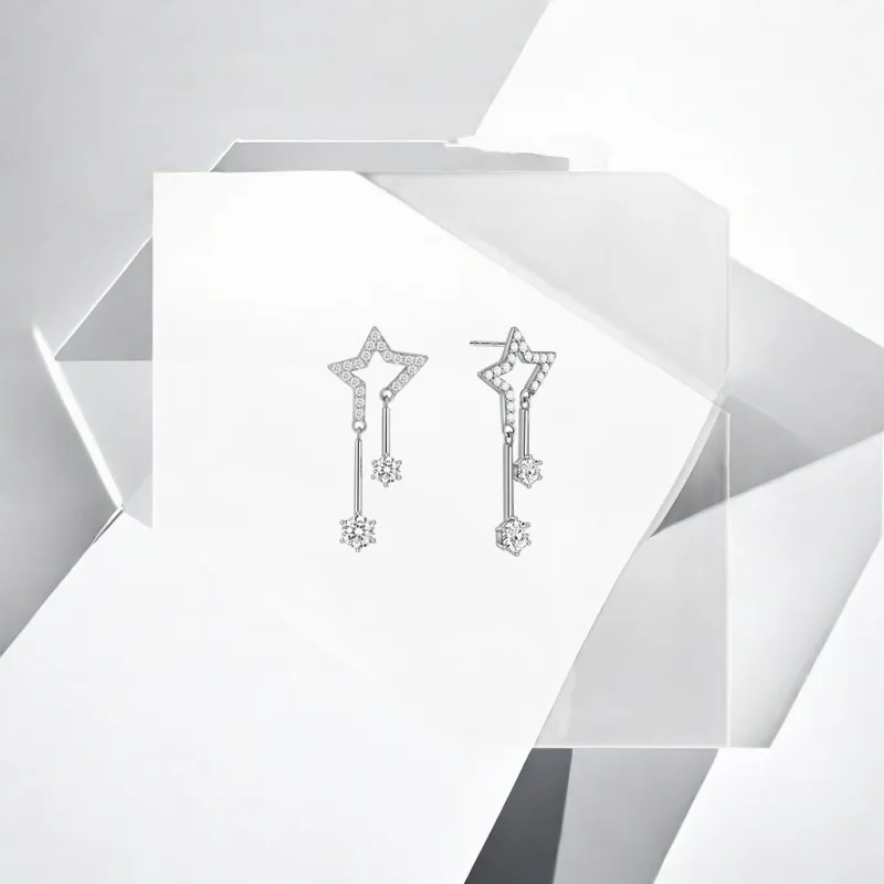 May10th S925 Silver Stud Earrings Women's-3