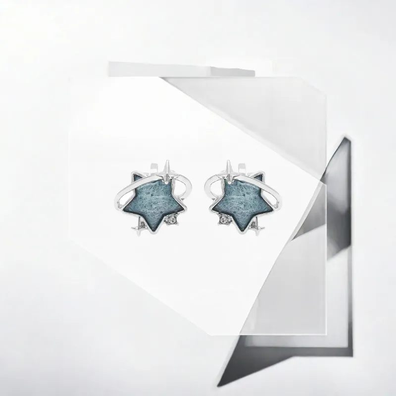 May10th S925 Silver Stud Stud Earrings Women's-3