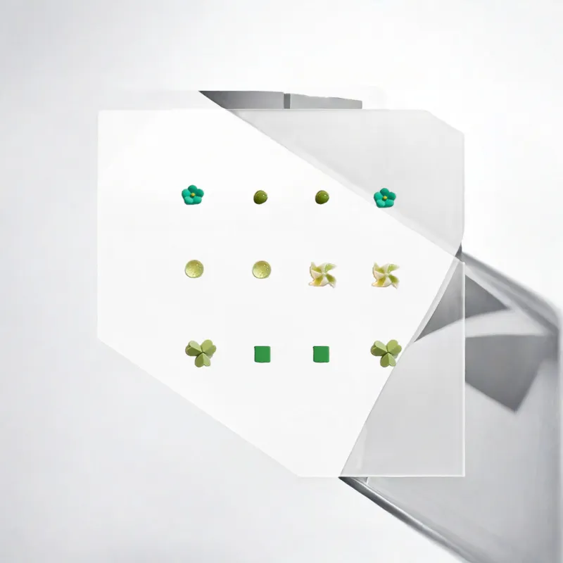 May10th Alloy Stud Earrings Women's-2