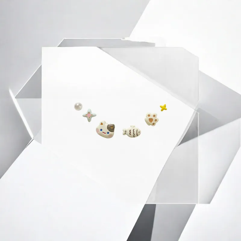 May10th S925 Sterling Silver Stud Stud Earrings Women's-3