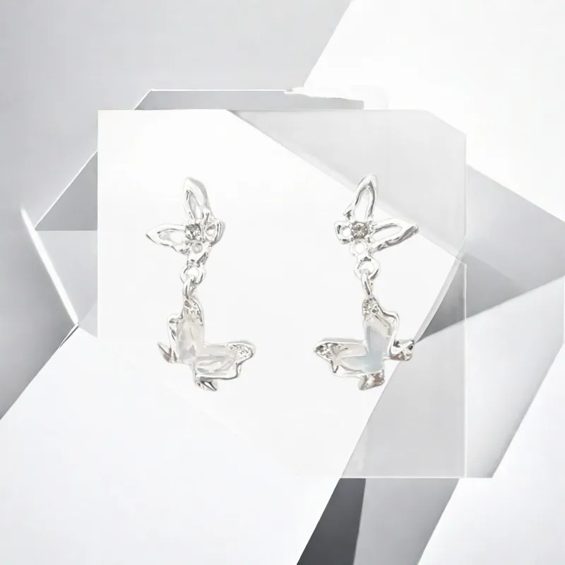 May10th S925 Silver Stud Earrings Women's-3