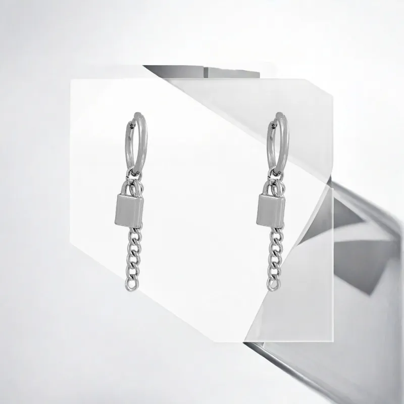 May10th Titanium Steel Earrings Women's-7