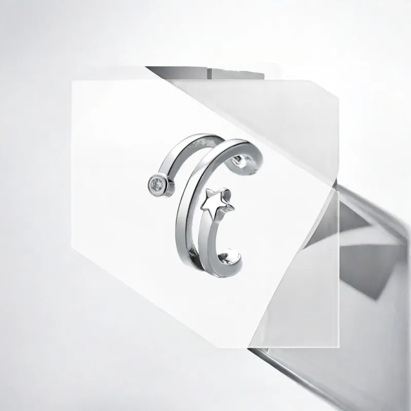 May10th Alloy Clip On Earrings Unisex-7