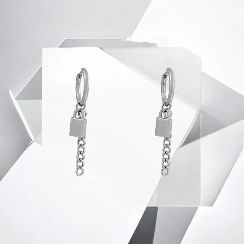 May10th Titanium Steel Earrings Women's-8