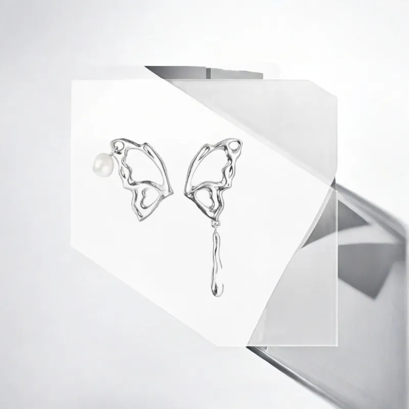 May10th S925 Silver Stud Earrings Women's-3