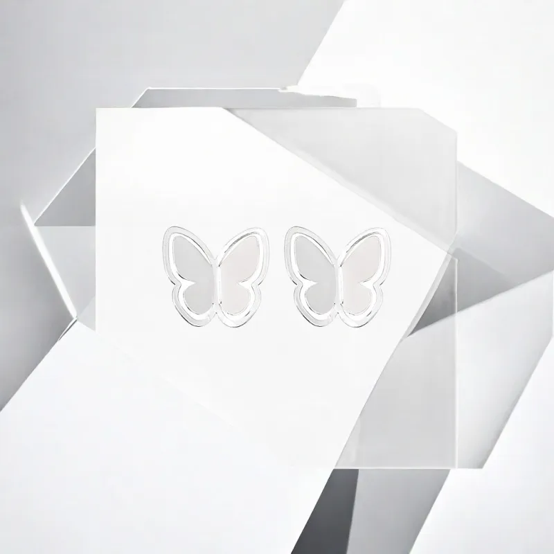 May10th S925 Silver Stud Stud Earrings Women's-3