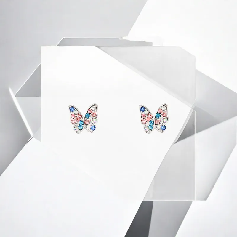 May10th S925 Silver Stud Stud Earrings Women's-3