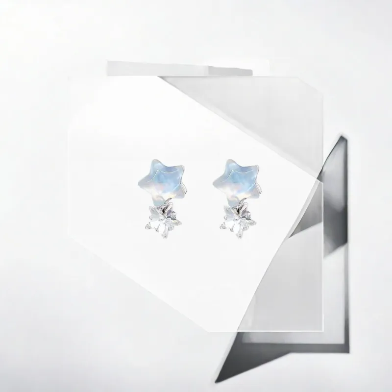 May10th S925 Silver Stud Earrings Women's-4