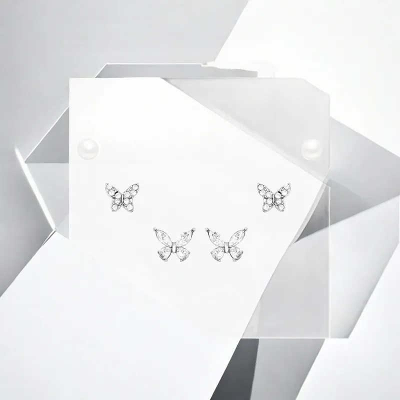 May10th S925 Silver Stud Stud Earrings Women's-13