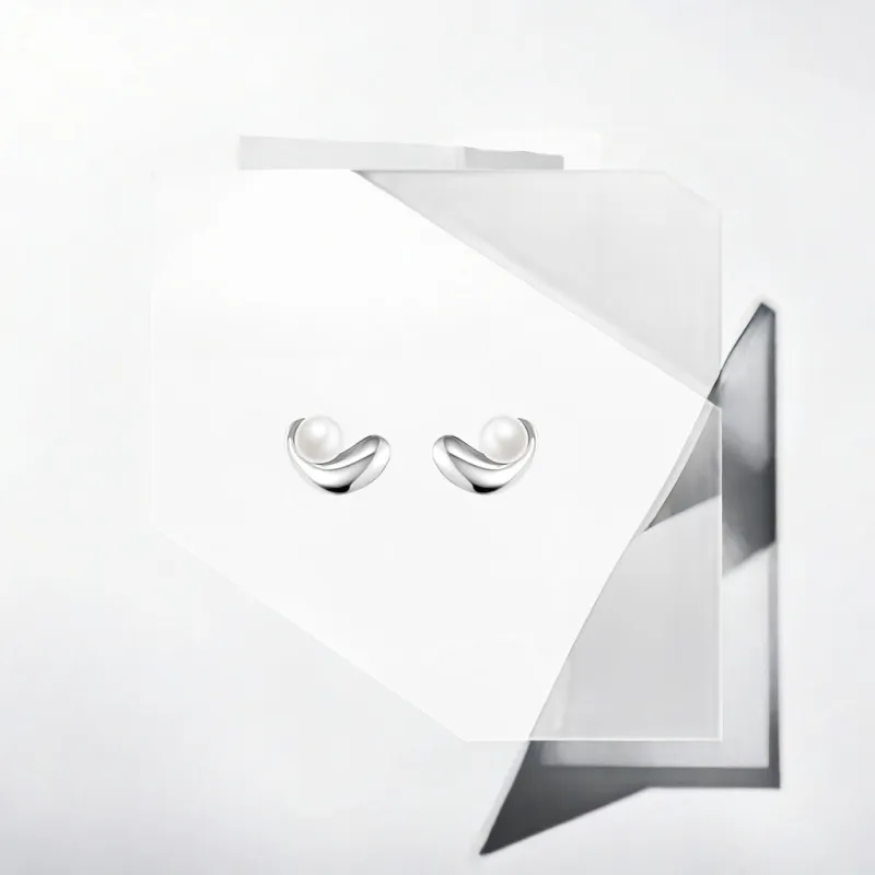 May10th S925 Silver Stud Stud Earrings Women's-4