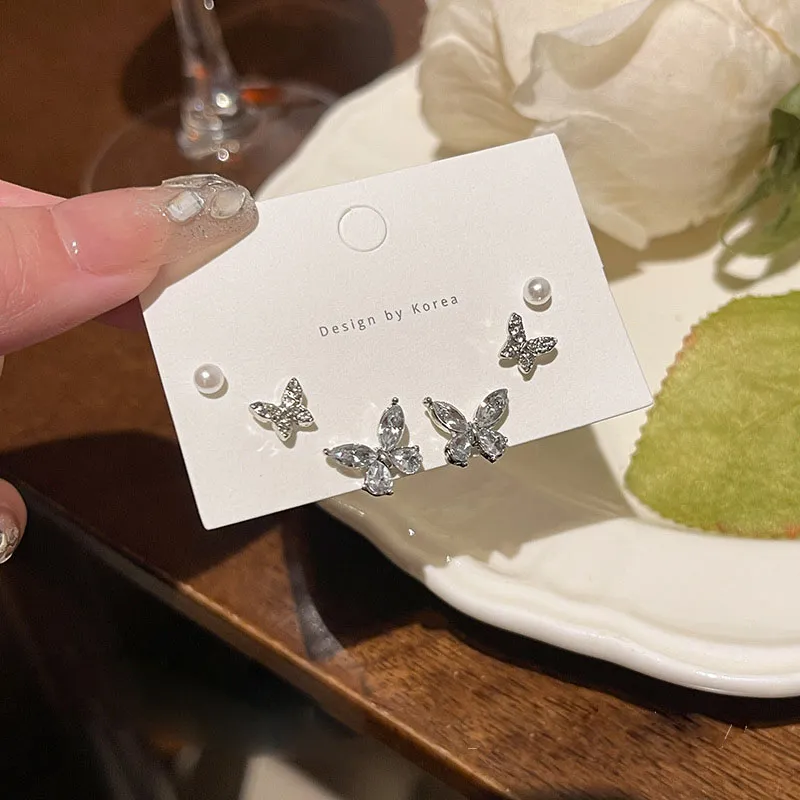 May10th S925 Silver Stud Stud Earrings Women's-11