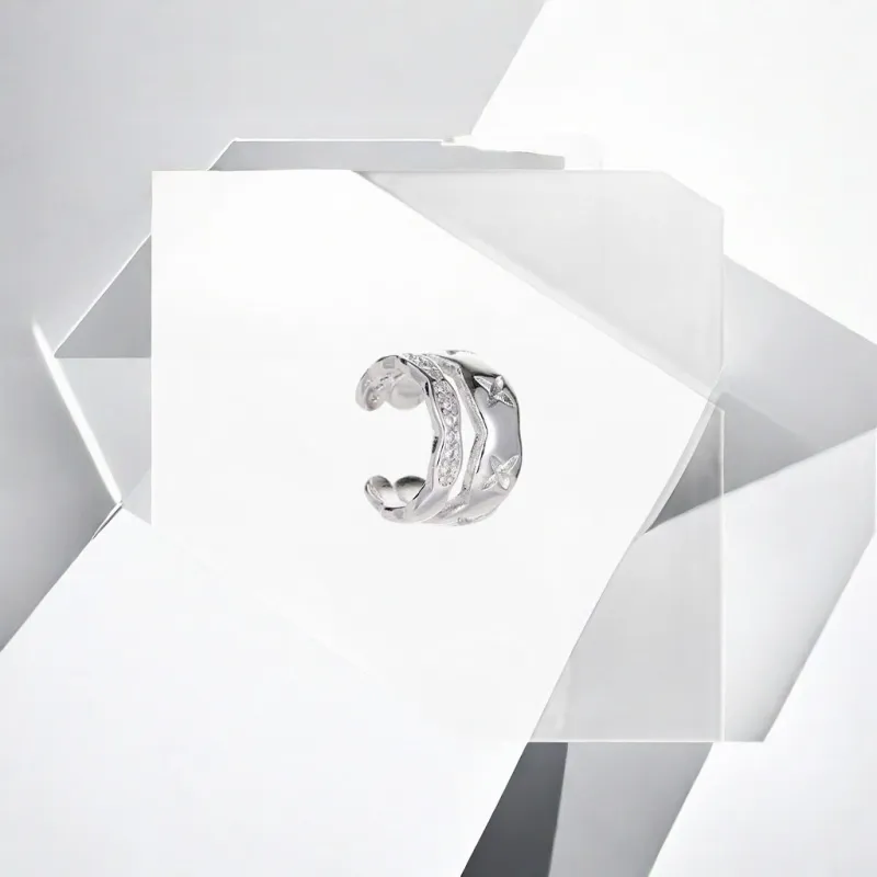 May10th Alloy Clip On Earrings Unisex-2
