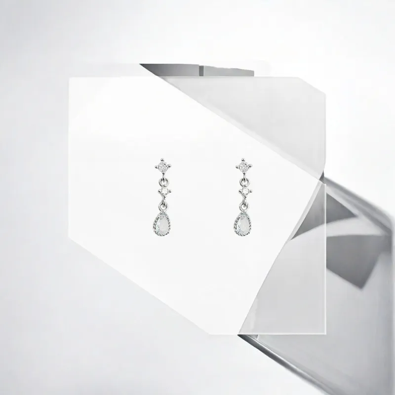 May10th S925 Silver Stud Stud Earrings Women's-2