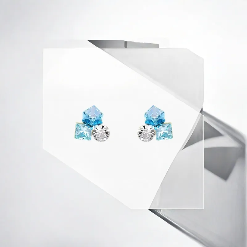 May10th S925 Silver Stud Earrings Women's-2