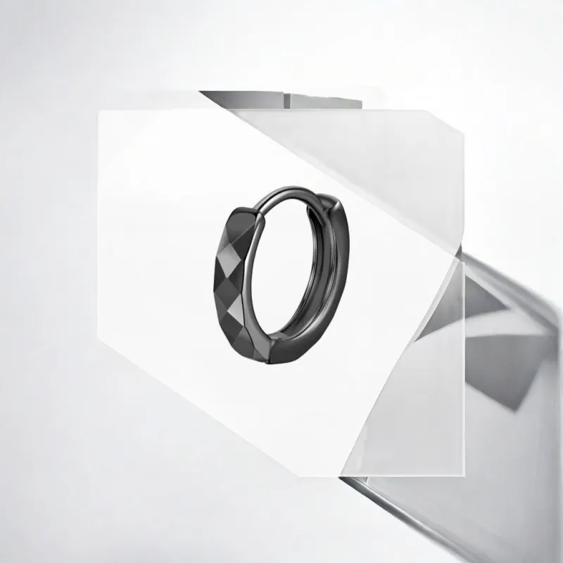 May10th Titanium Steel Earrings Unisex-2