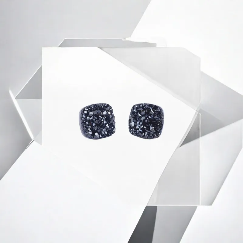 May10th Zircon Clip On Earrings Men's-7