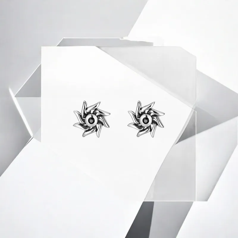 May10th Zircon Clip On Earrings Men's-3