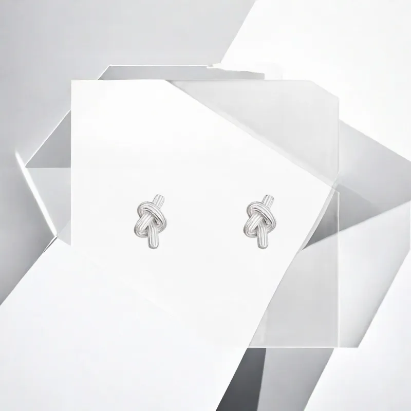 May10th S925 Silver Stud Stud Earrings Women's-3