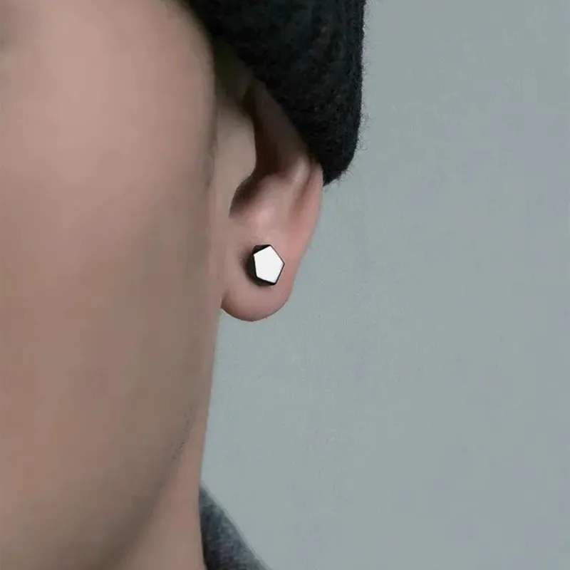 May10th S925 Silver Stud Stud Earrings Unisex-1