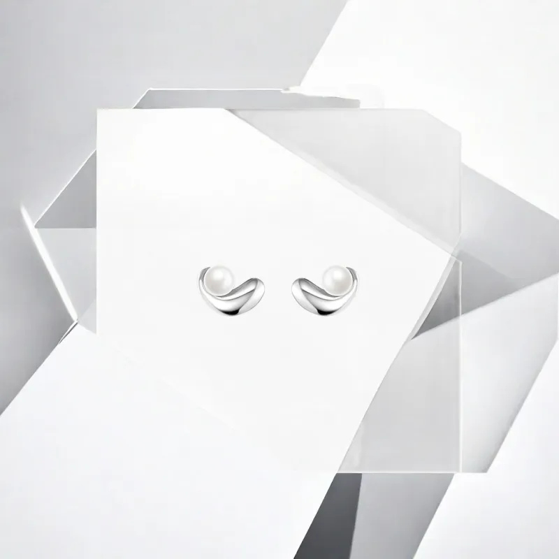 May10th S925 Silver Stud Stud Earrings Women's-3