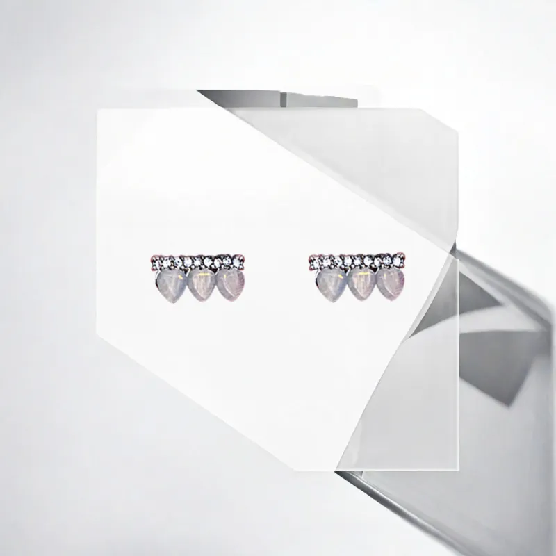 May10th S925 Silver Stud Stud Earrings Women's-2