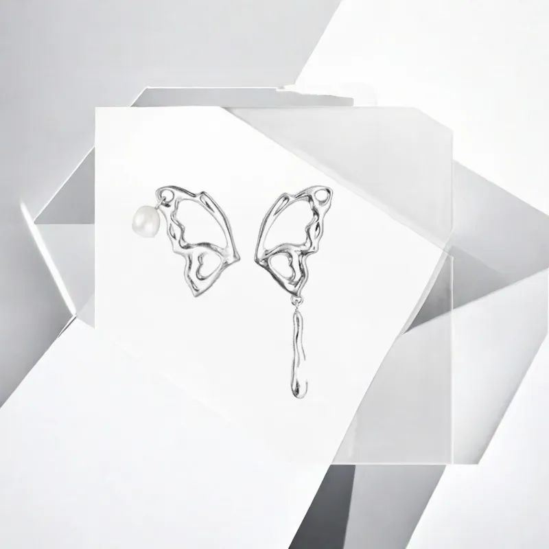 May10th S925 Silver Stud Earrings Women's-4