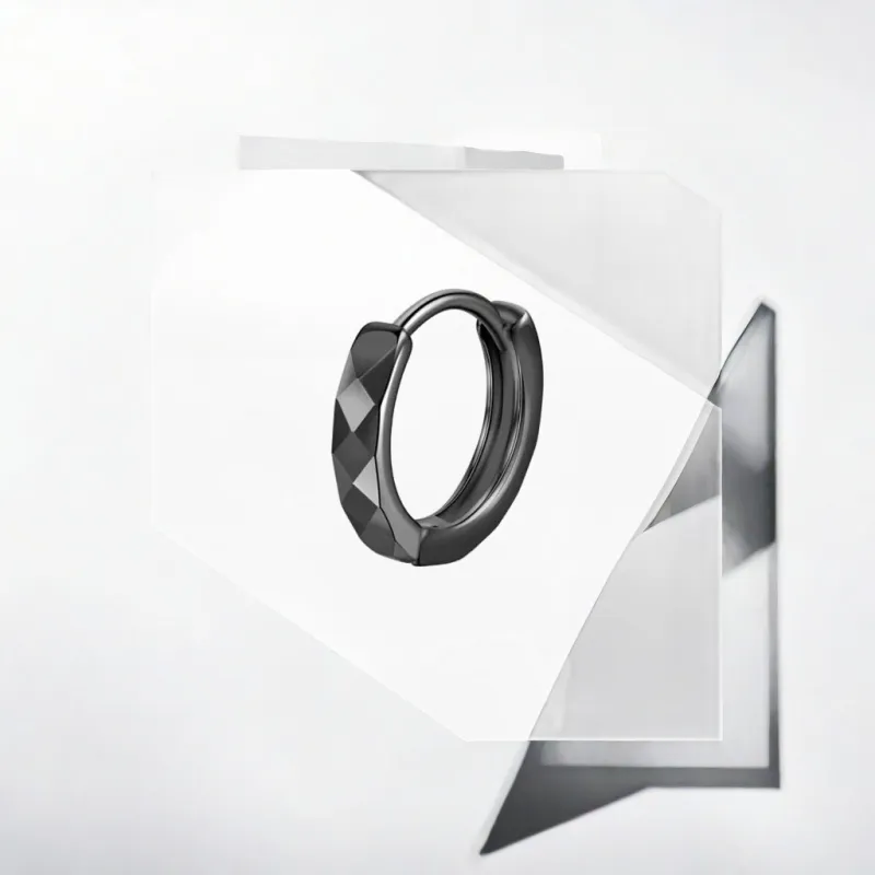 May10th Titanium Steel Earrings Unisex-4