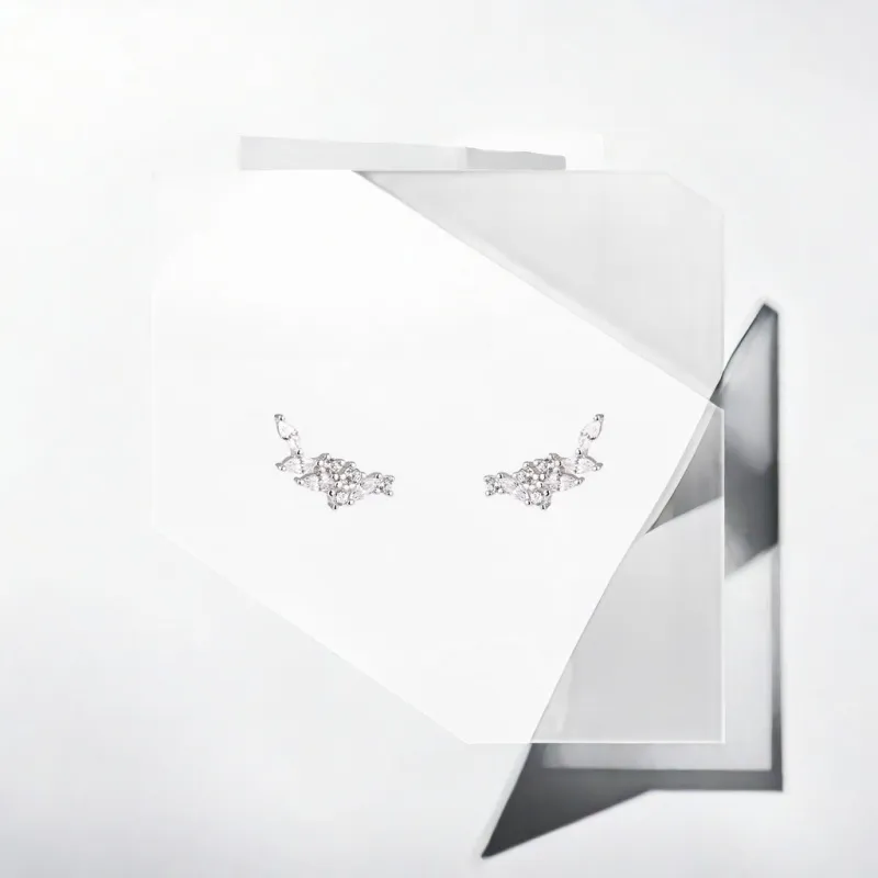 May10th S925 Silver Stud Stud Earrings Women's-4