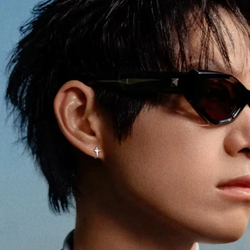 May10th Alloy Clip-On Earrings Men's-1