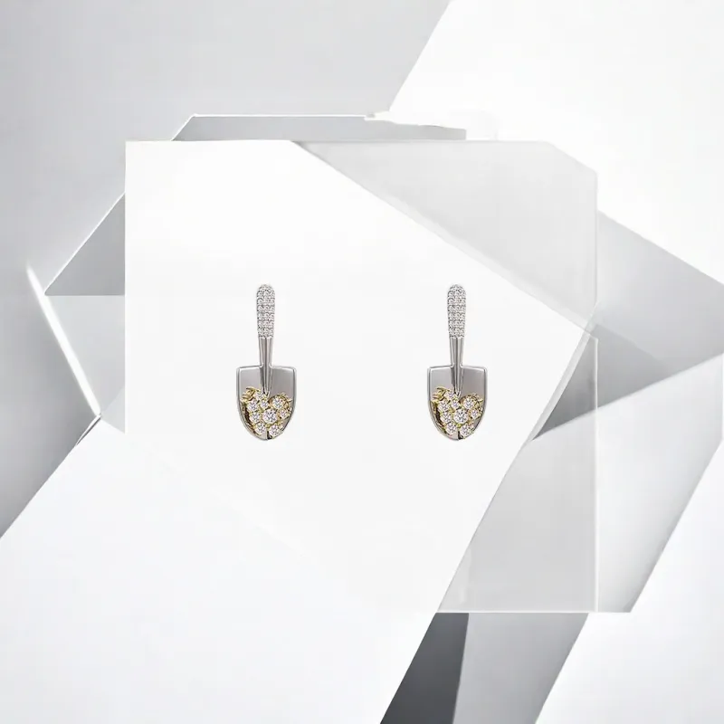 May10th S925 Silver Stud Stud Earrings Women's-3