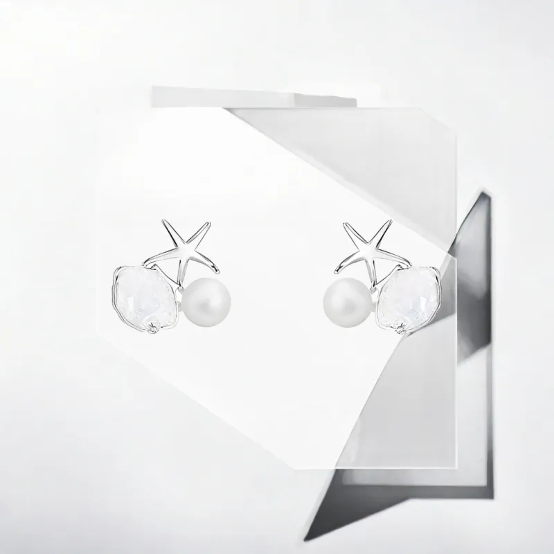May10th S925 Silver Stud Earrings Women's-4