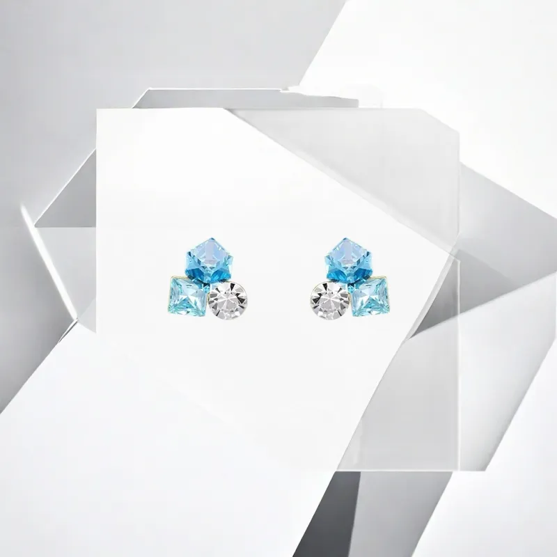 May10th S925 Silver Stud Earrings Women's-3