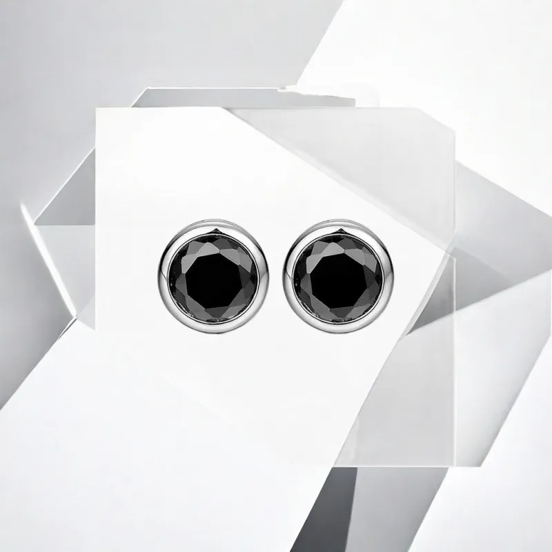 May10th Zircon Clip On Earrings Men's-3