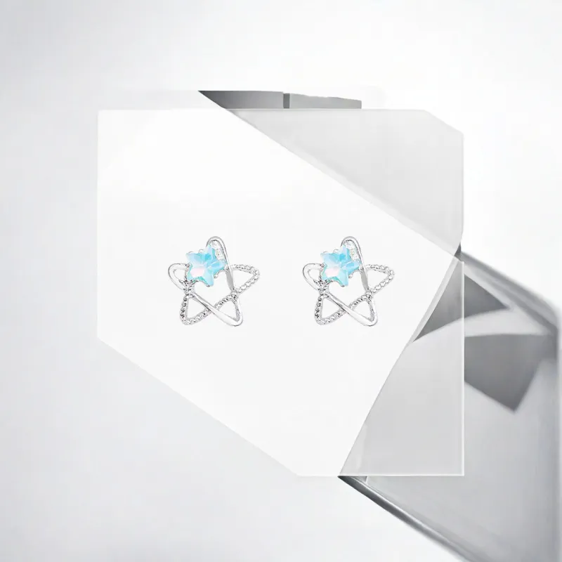 May10th S25 Sterling Silver Stud Stud Earrings Women's-2