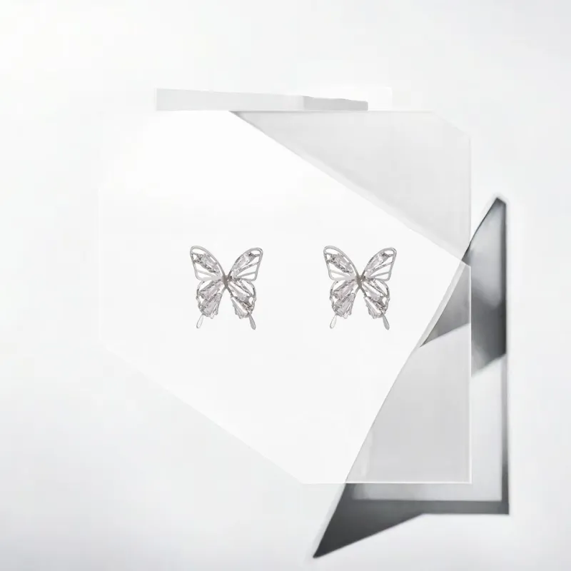 May10th S925 Silver Stud Stud Earrings Women's-3