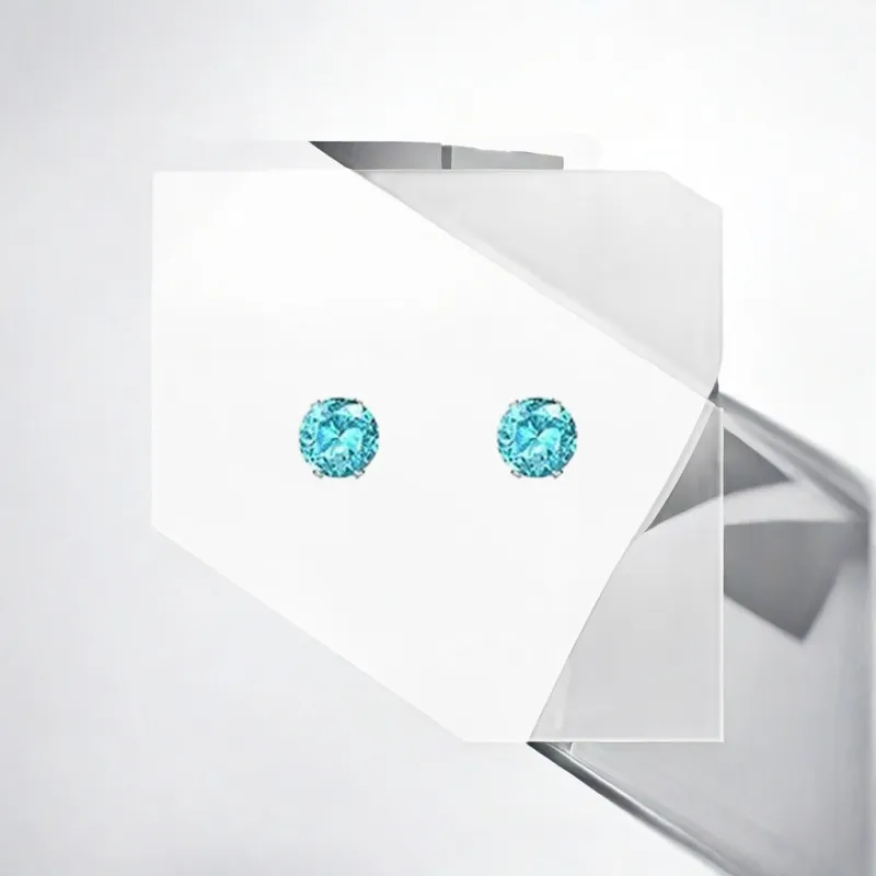 May10th Zircon Stud Earrings Women's-3