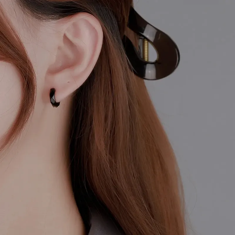 May10th Titanium Steel Earrings Unisex-1