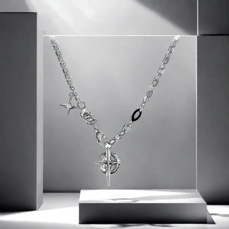 May10th Titanium Steel Necklaces Men's-2