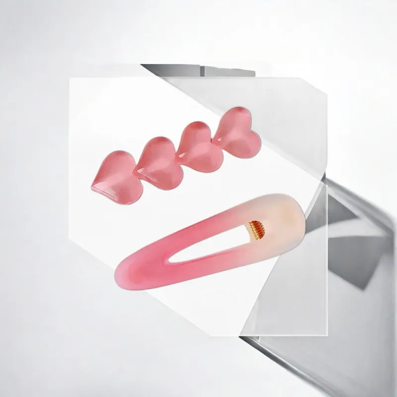 May10th Resin Hair Clips Women's-2