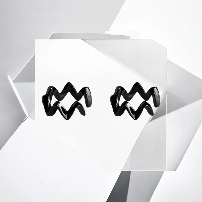 May10th Alloy Clip-On Earrings Unisex-8