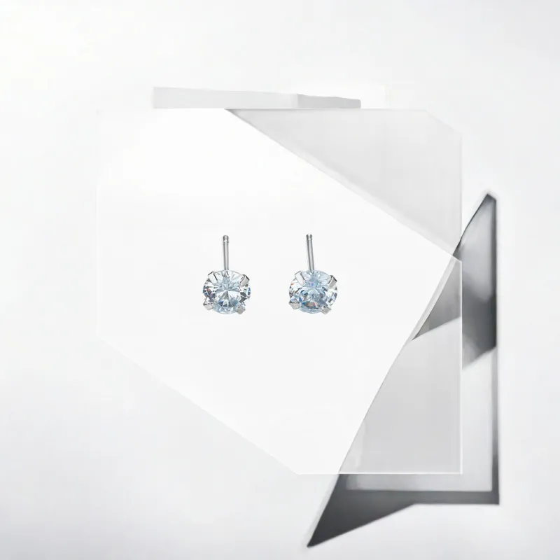 May10th S925 Silver Stud Stud Earrings Women's-4