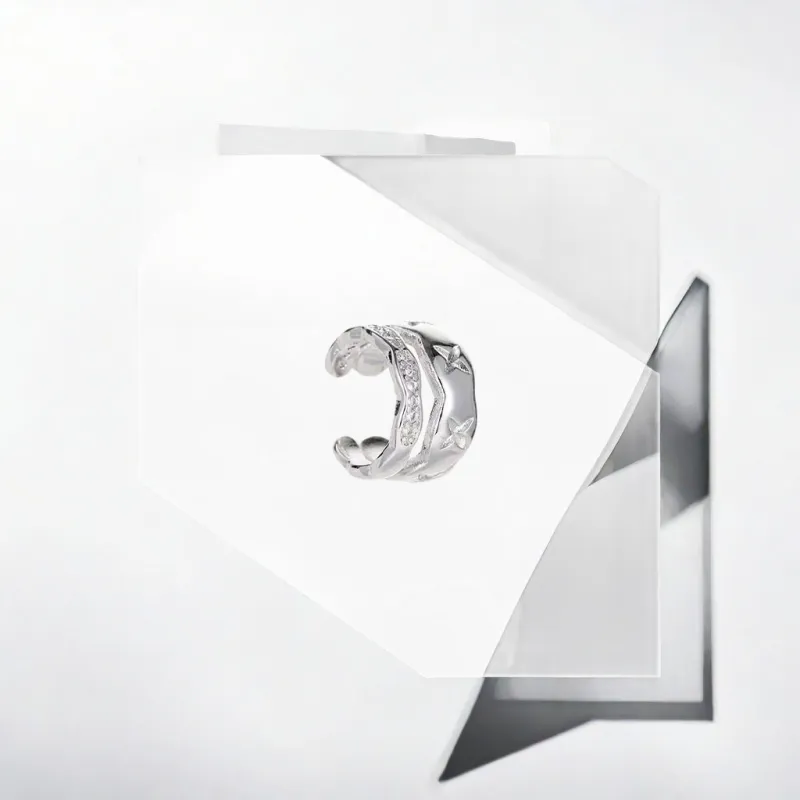 May10th Alloy Clip On Earrings Unisex-3