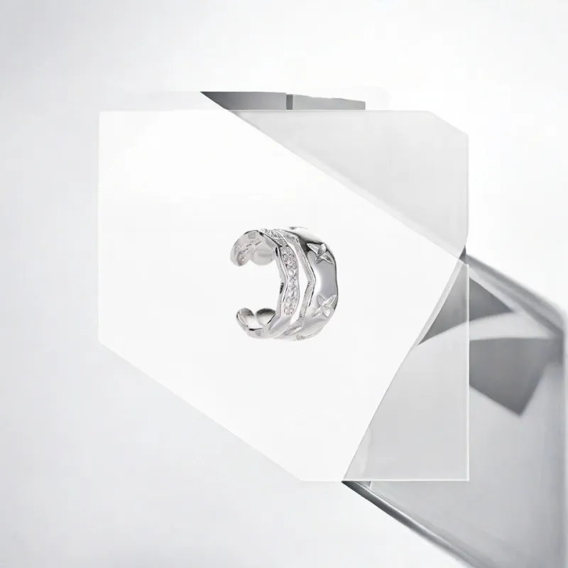 May10th Alloy Clip On Earrings Unisex-1