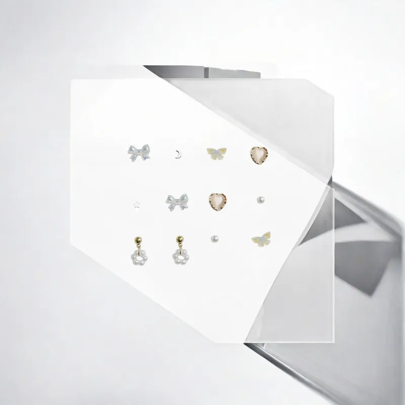 May10th S925 Silver Stud Stud Earrings Women's-2